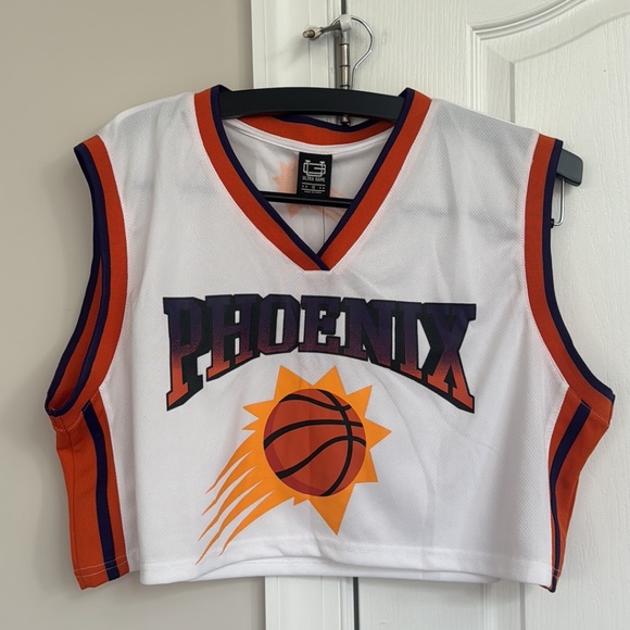 Phoenix Suns Cropped Tank White- Size 1X-NWT - Picture 5 of 9
